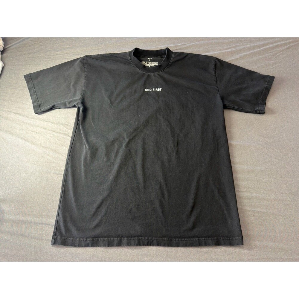 Holstrength God First Black T-shirt Disciple Size XL Exodus 9:16